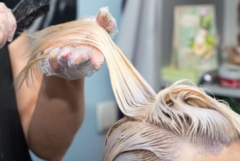 Bleaching seems a quick process, but it can be uncomfortable. (Source: You Need a Haircut)