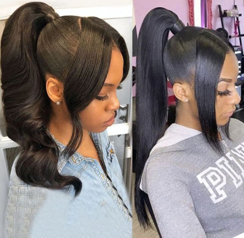 10+ Top Hairstyles Of Quick Weave Ponytail With Bangs?