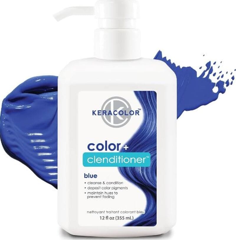 What color cancels out blue? A color-depositing conditioner is a secret weapon. (Source: Amazon)