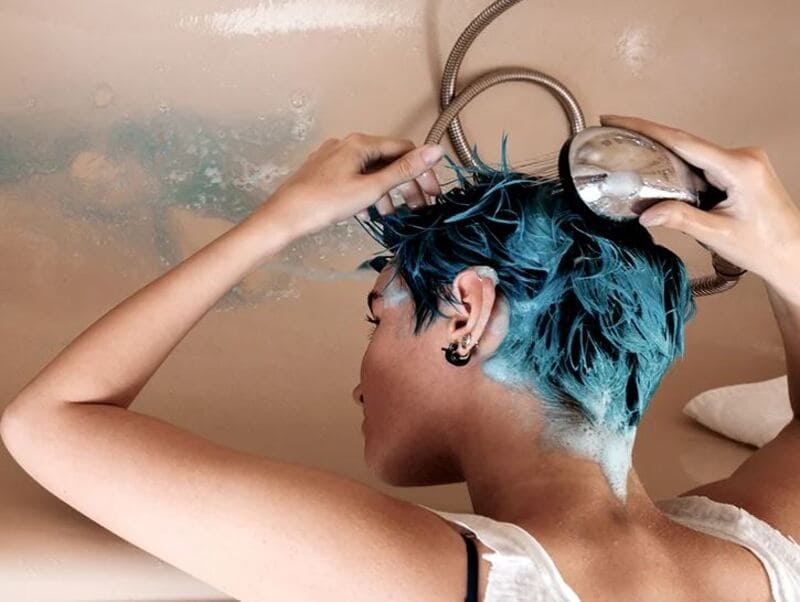 How the hair dye affects will depend on the intensity of the blue in your hair. (Source: Medical News Today)