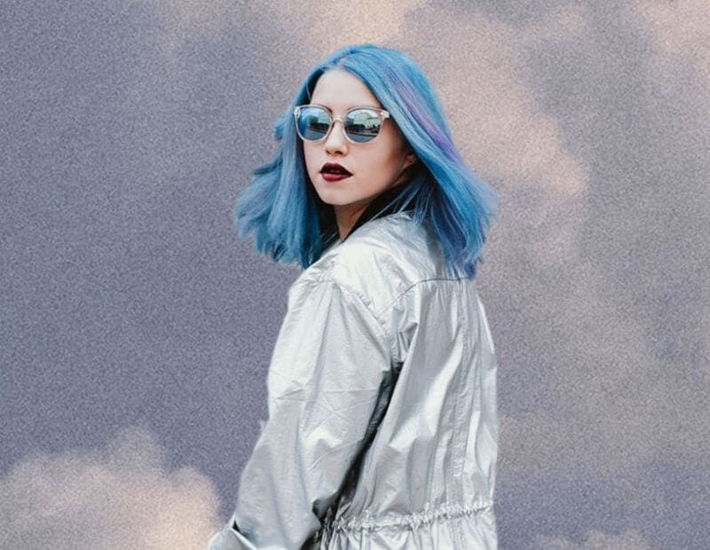 For a more significant change or to completely eliminate blue, bleaching is often necessary. (Source: Byrdie)