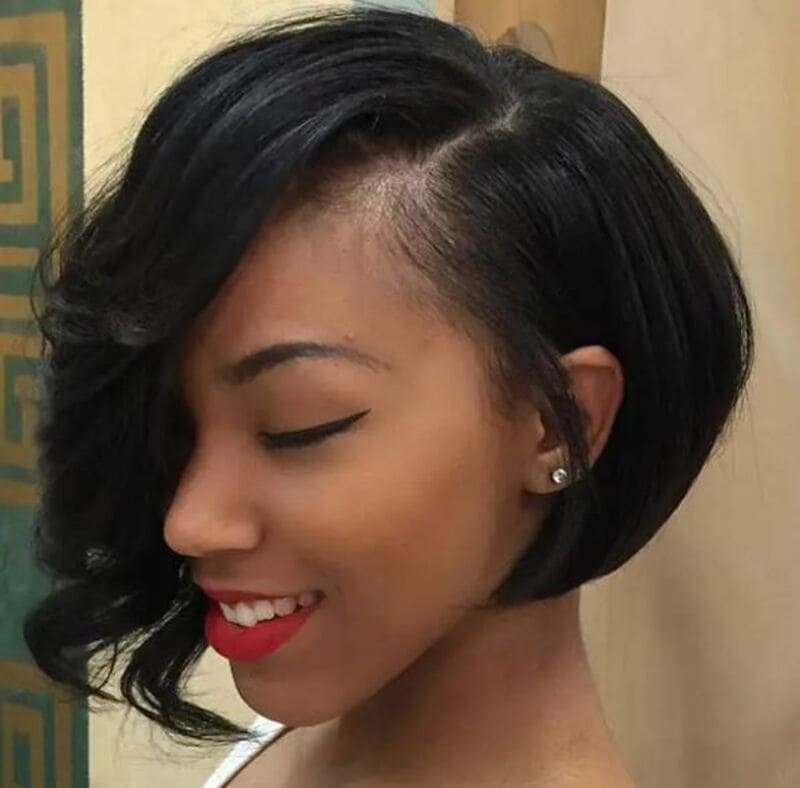 The term "bob and weave hairstyle" represents a captivating hair fashion approach. (Source: Ankarastyle)