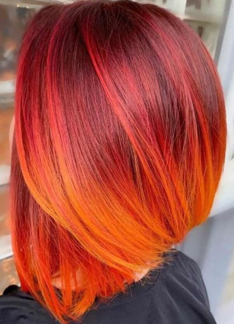 You could opt for a more vivid red hue, but people particularly love this subtle yet striking shade. (Pinterest)