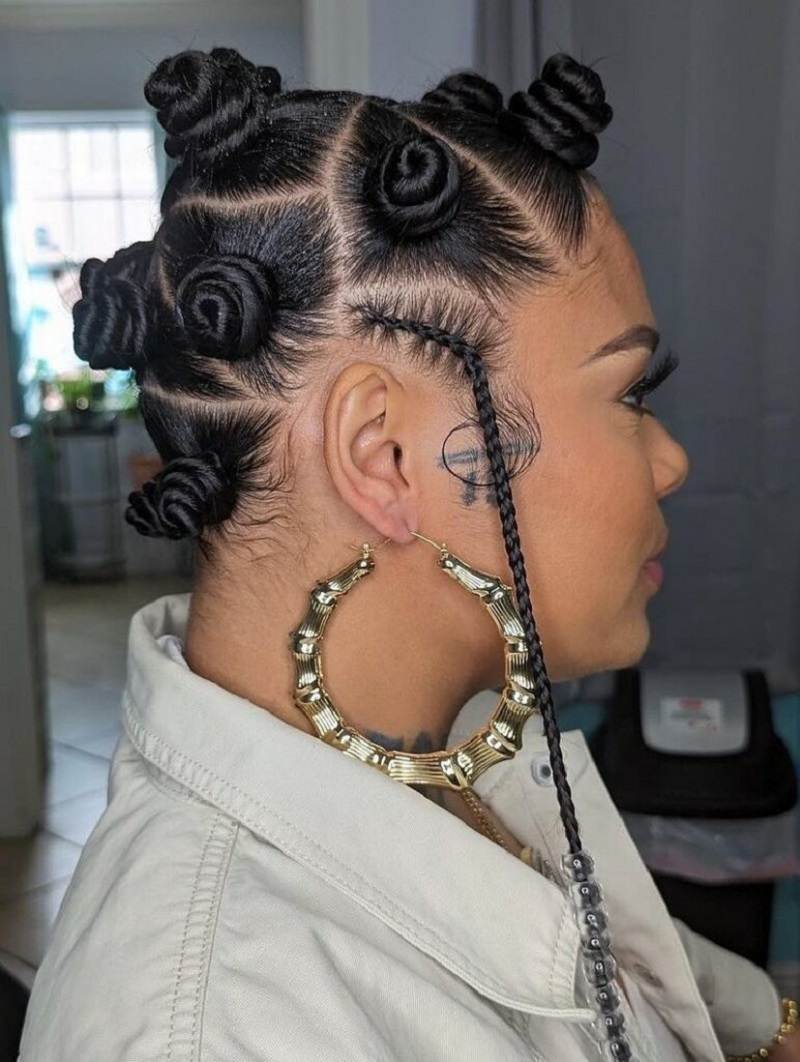 Bantu Knots (Source: Braid Hairstyles)