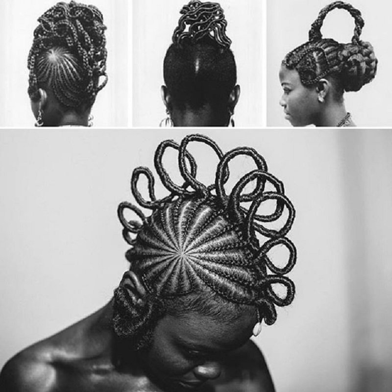 Braiding hairstyles are cultural signifiers in African (Source: Pinterest)