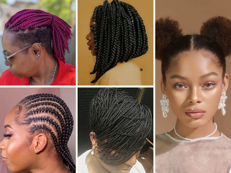 African Braid Styles for Short Hair (Source: Braid Hairstyles)