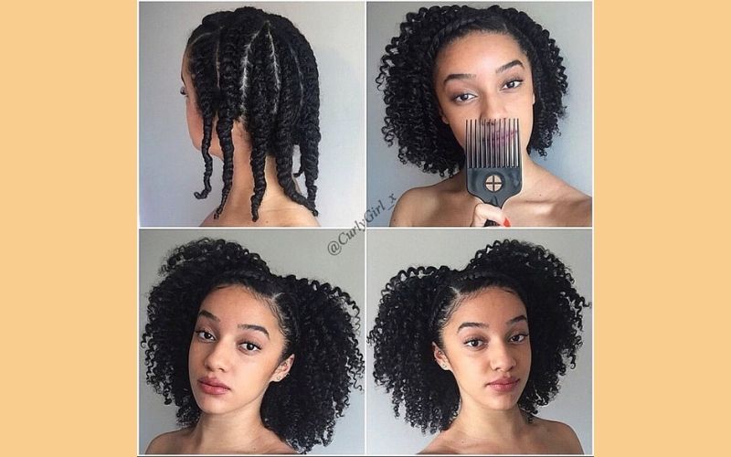 Wavy leave out with twists in deep wave sew in hairstyles (Source: Pinterest)