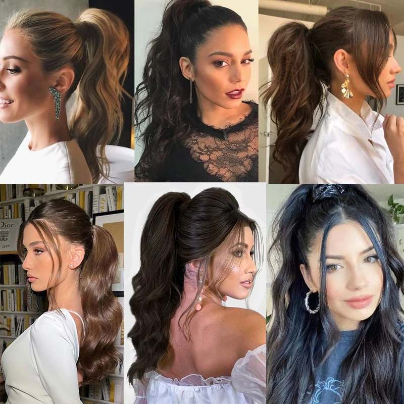 Ponytail Hairstyles for Weave Extensions (Source: ftccollege)