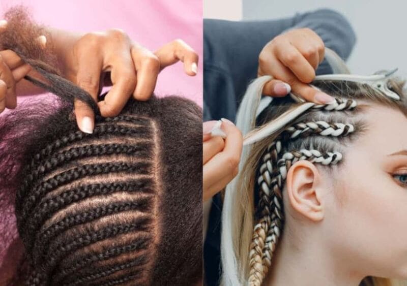 Consider using a hair jam to enhance grip and neaten the cornrows. (Source: Pinterest)