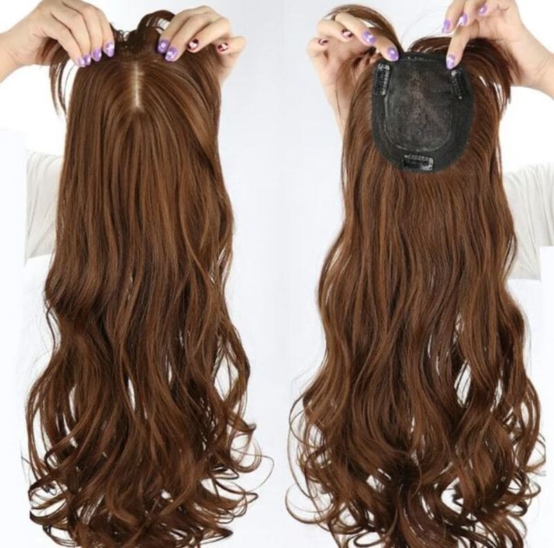 Handle the wig with care during the styling process to avoid damaging the delicate fibers. (Source: Walmart)