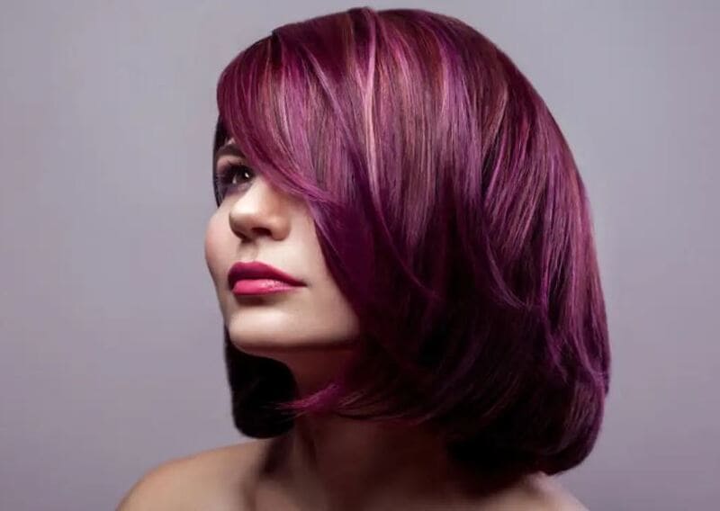 Many people believe that applying purple dye on brown hair no bleach is impossible. (Source: Pinkvilla)