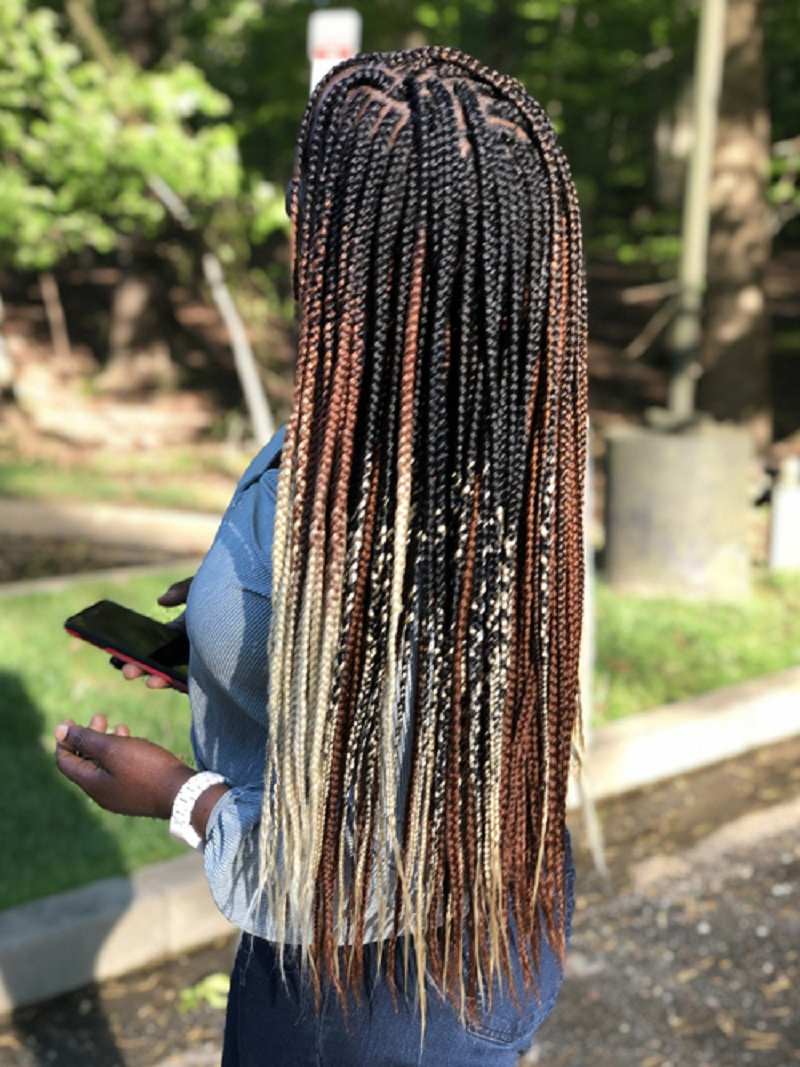 Waist Length Box Braids (Source: Macs Braiding)