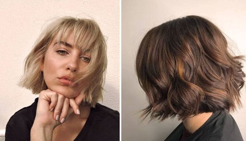 The French bob has clean lines and minimalist appeal for season transitioning moments. (Source: Pinterest)