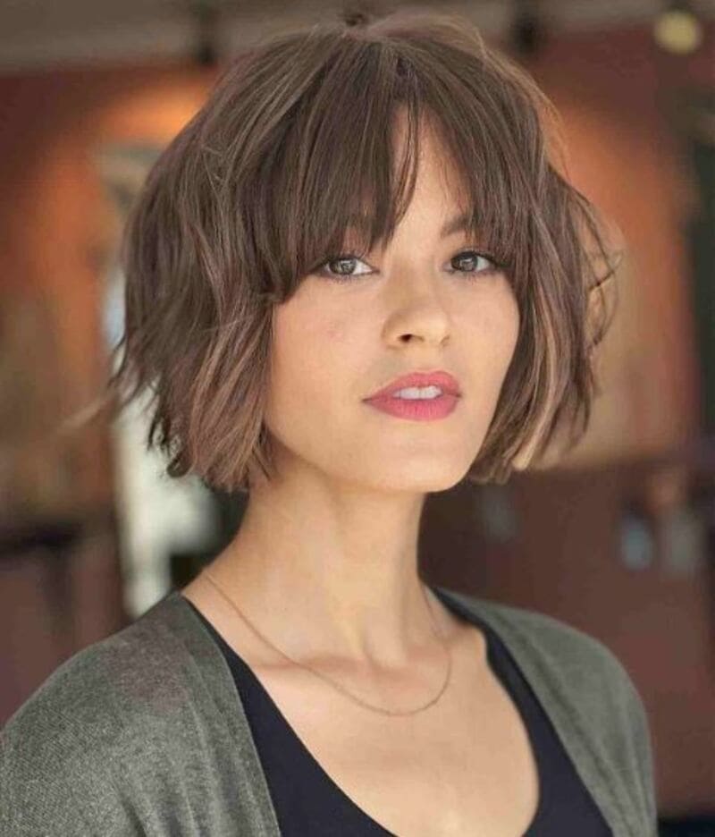 This bob is widely considered the best hairstyles diamond shaped face. (Source: Latest-Hairstyles.com)