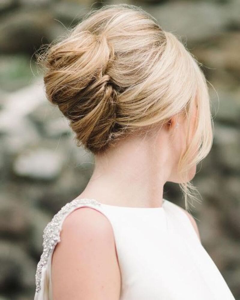 Modified French twist style offers a stylish and effortless way to elevate your hairdo. (Source: Pinterest)