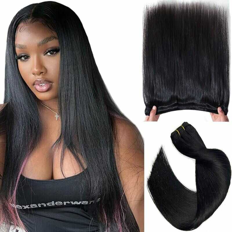 Sew In extensions offer a lasting solution, expertly sewn into your natural hair by a professional stylist (Source: Amazon)