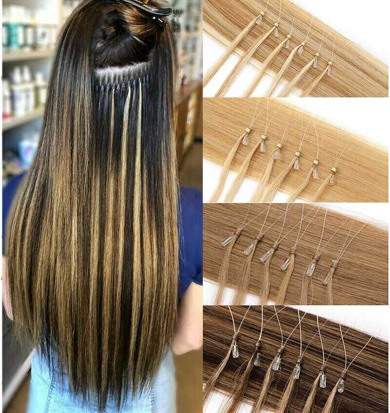 Micro ring hair extensions stand out as one of the most enduring methods of hair extension attachment (Source: Amazon)