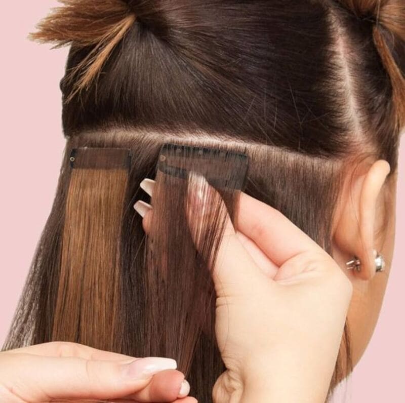 Clip-in extensions offer a flexible and temporary solution. (Source: bookface)