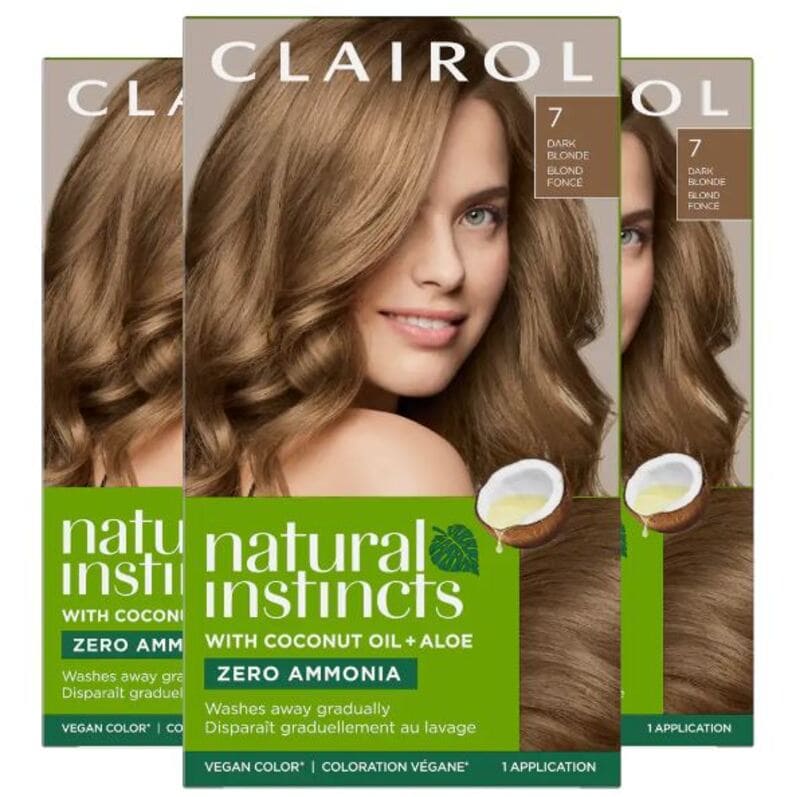 Clairol Natural Instincts is recommended for anyone who wants to save time while trying a new hair color. (Source: Clairol)