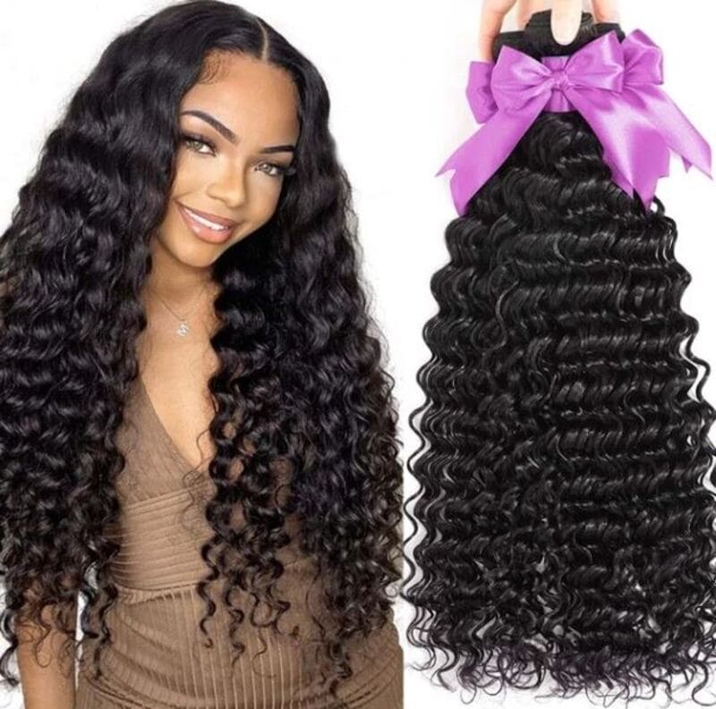 A sew-in technique will enhance flawless wet and wavy hair. (Source: AliExpress)