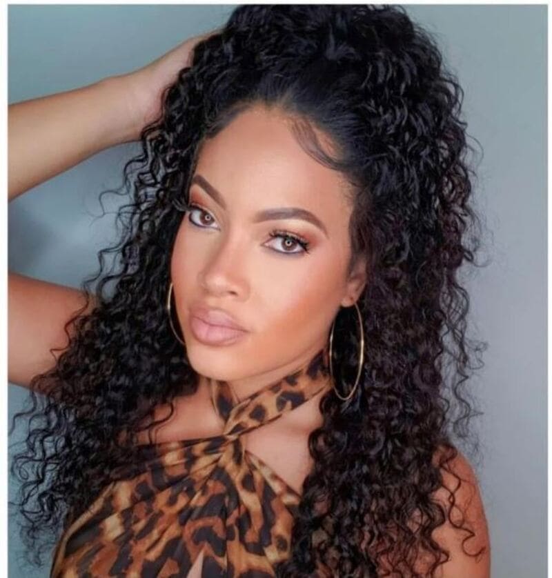 Wet and wavy hair is a hairstyle that showcases the natural texture and wave pattern of the hair. (Source: AfroLovely: Black Hair Blog)