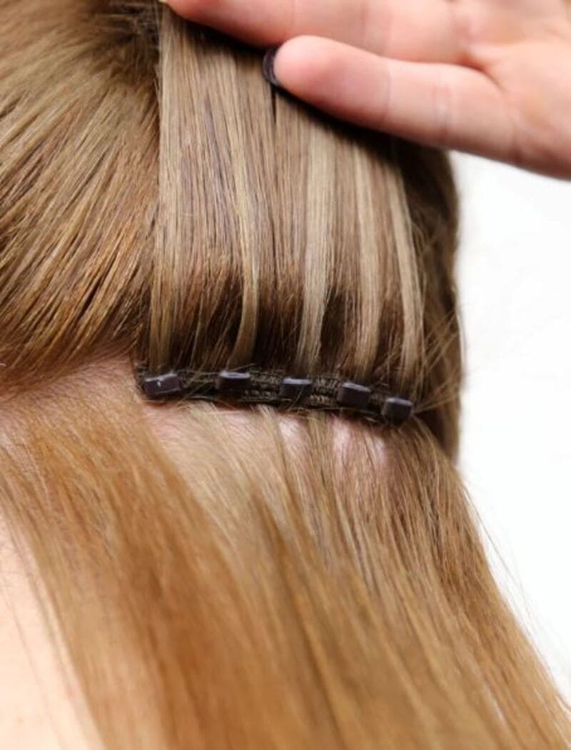 The attachment process may also cause tension and pulling on the hair. (Source: Perfect Locks)