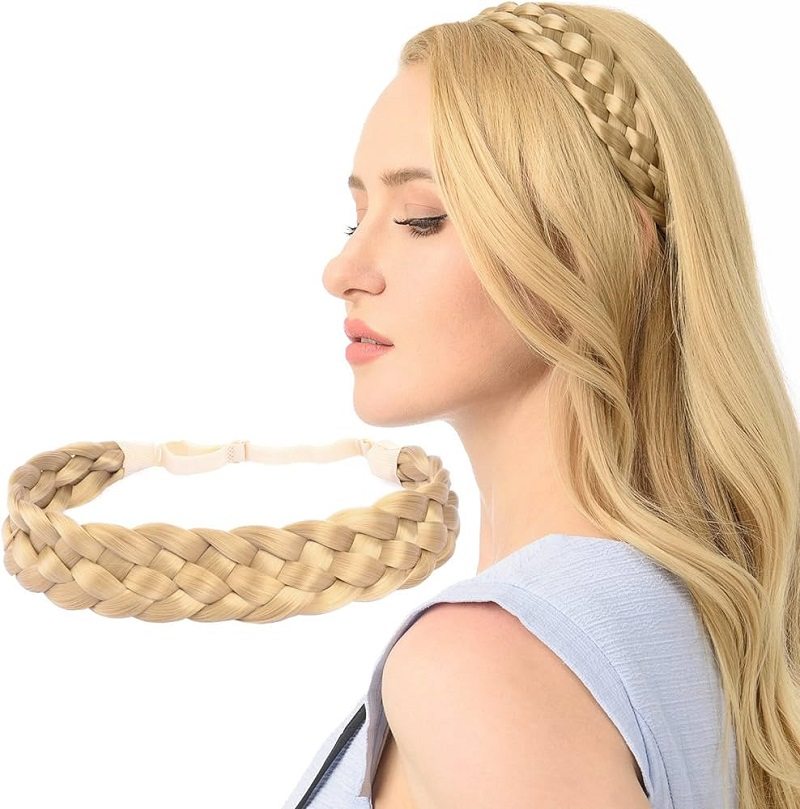 Braided Headband for Blonde Hair (Source: Amazon.com)