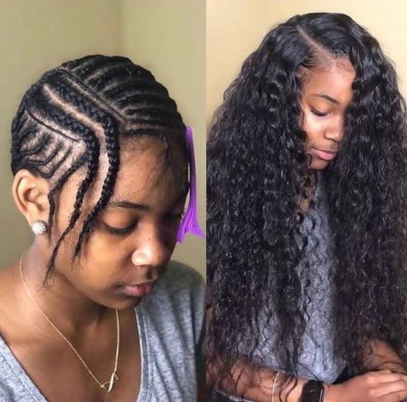  A full sew-in weave is all about sewing long strands of hair extensions onto your natural hair (Source: Mayvenn)