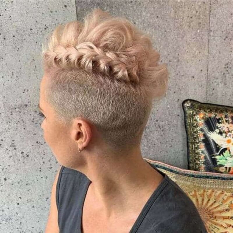 Mohawk braids with an undercut showcase your personality from all angles (Source: Hairstyle Camp)