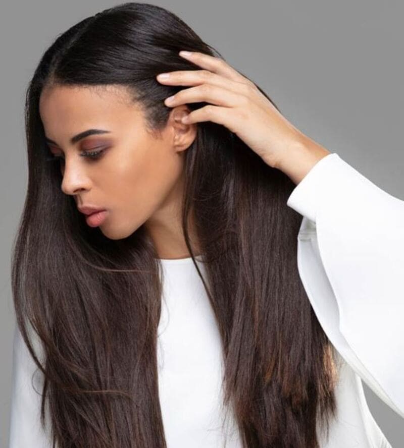 Transition back to your natural hair after using a texturizer requires some patience and care. (Source: StyleCraze)