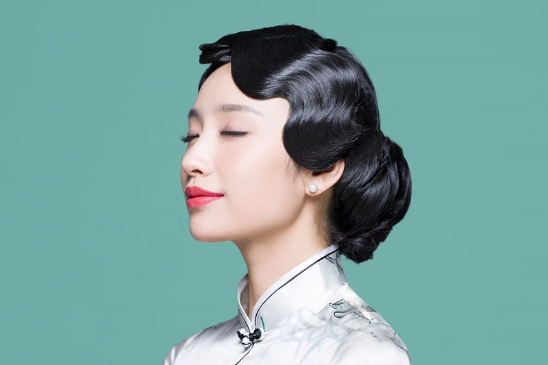 Finger Waves Long Updo (Source: Real Simple)