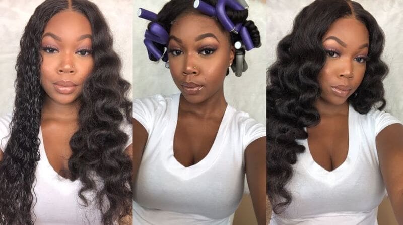 Ensure the weave is securely attached to prevent any slippage during the process. (Source: YouTube)