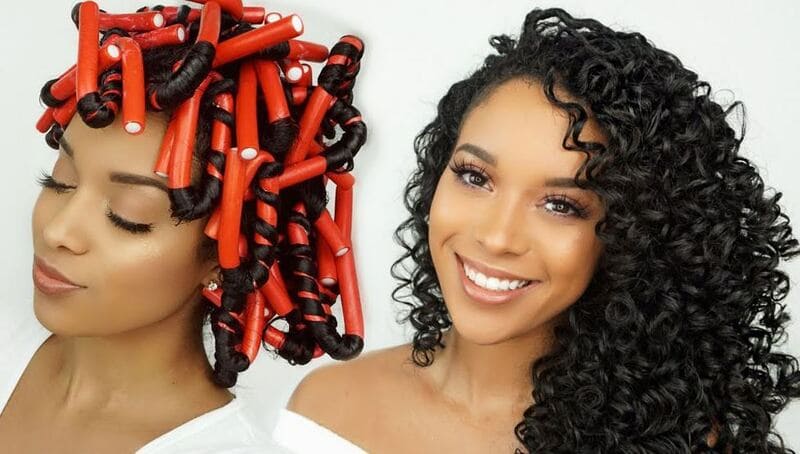 Achieving wand curls on weave using flexi rods requires smaller-sized rods. (Source: Pinterest)