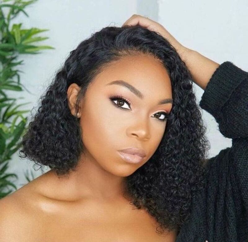 Flexi rods on weave with a side part create a stylish and asymmetrical look. (Source: Modern Show Hair)