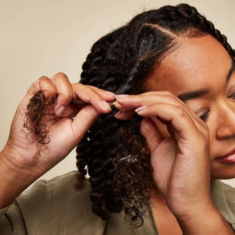 Maintaining twists on a daily basis is crucial to keep them looking fresh and well-groomed. (Source: Byrdie)