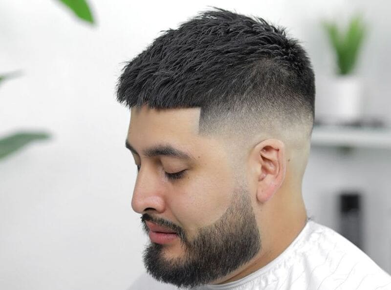 The Puerto Rican crop fade is a crowd-pleasing, low-maintenance haircut. (Source: YouTube)