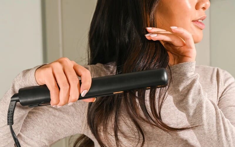 Using hot styling tools too often can really damage your hair over time. (Source: NBC News)