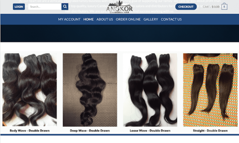 Angkor Cambodian Hair Factory is a top source for raw Cambodian hair (Source: Angkor Cambodian Website)