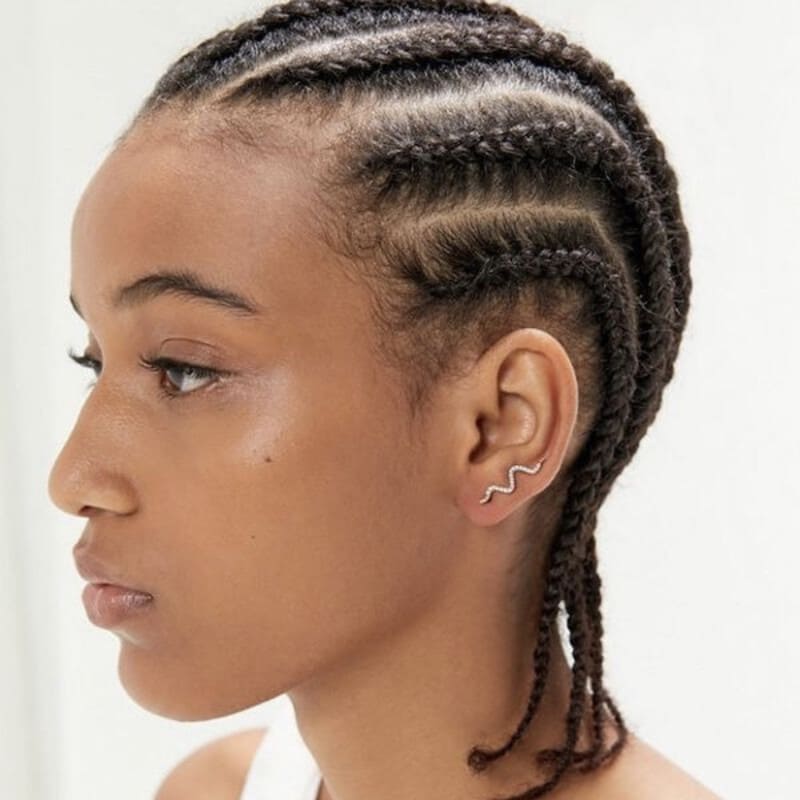 Cornrows aren't just a hairstyle – they're a swimmer's best friend (Source: FroHub)