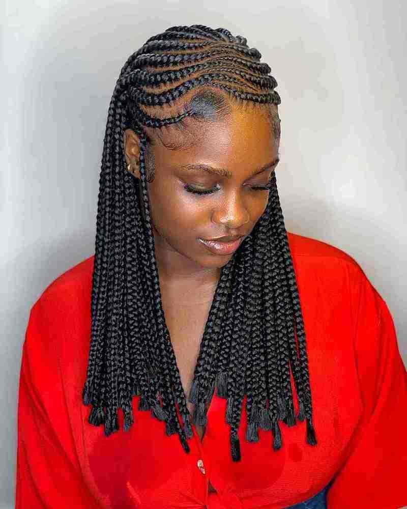  Ghana braids - also known as feed-in braids (Source: Instagram @braidsby_veronica)