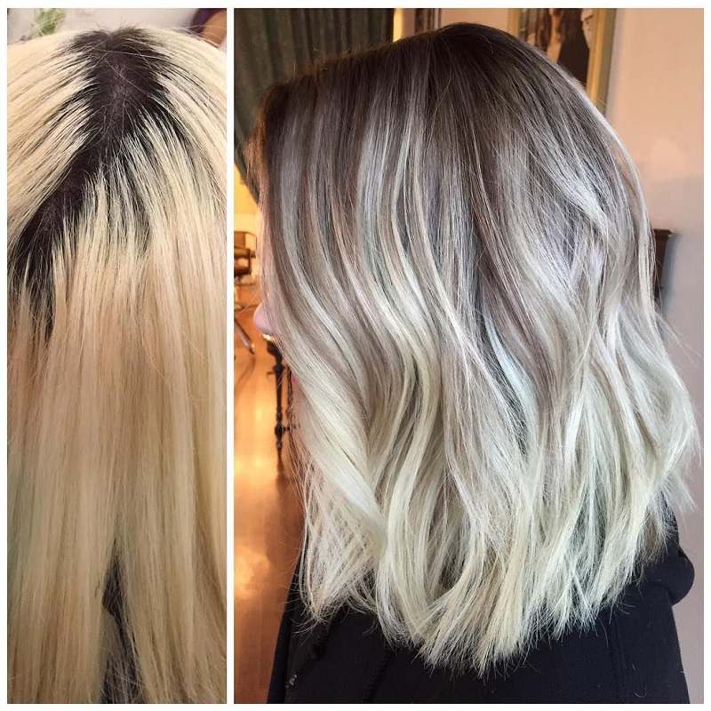 What to do after balayage grows out? Balayage after 6 Months (Source: Pinterest)