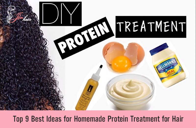 Home made protein treatment for hair