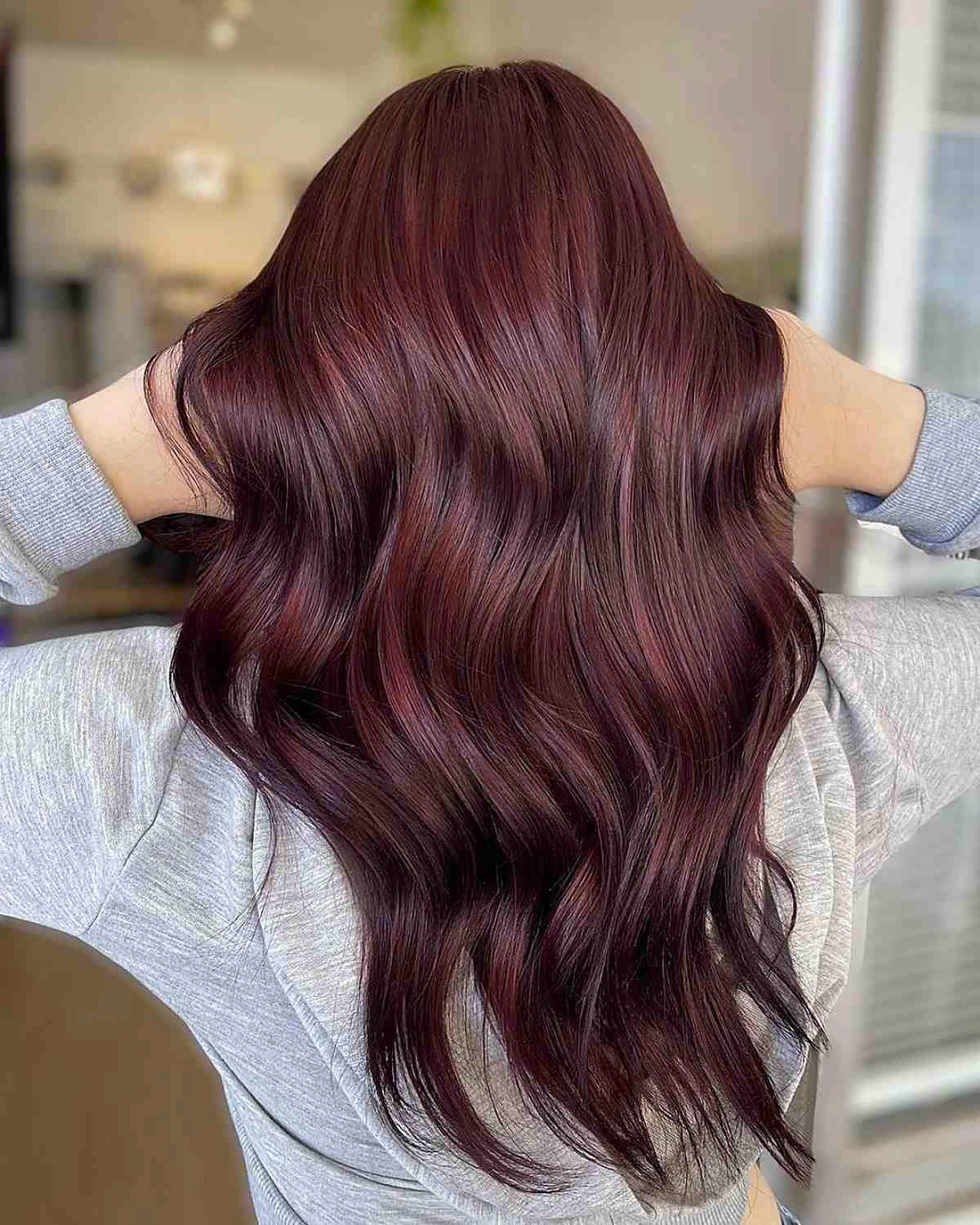 auburn hair