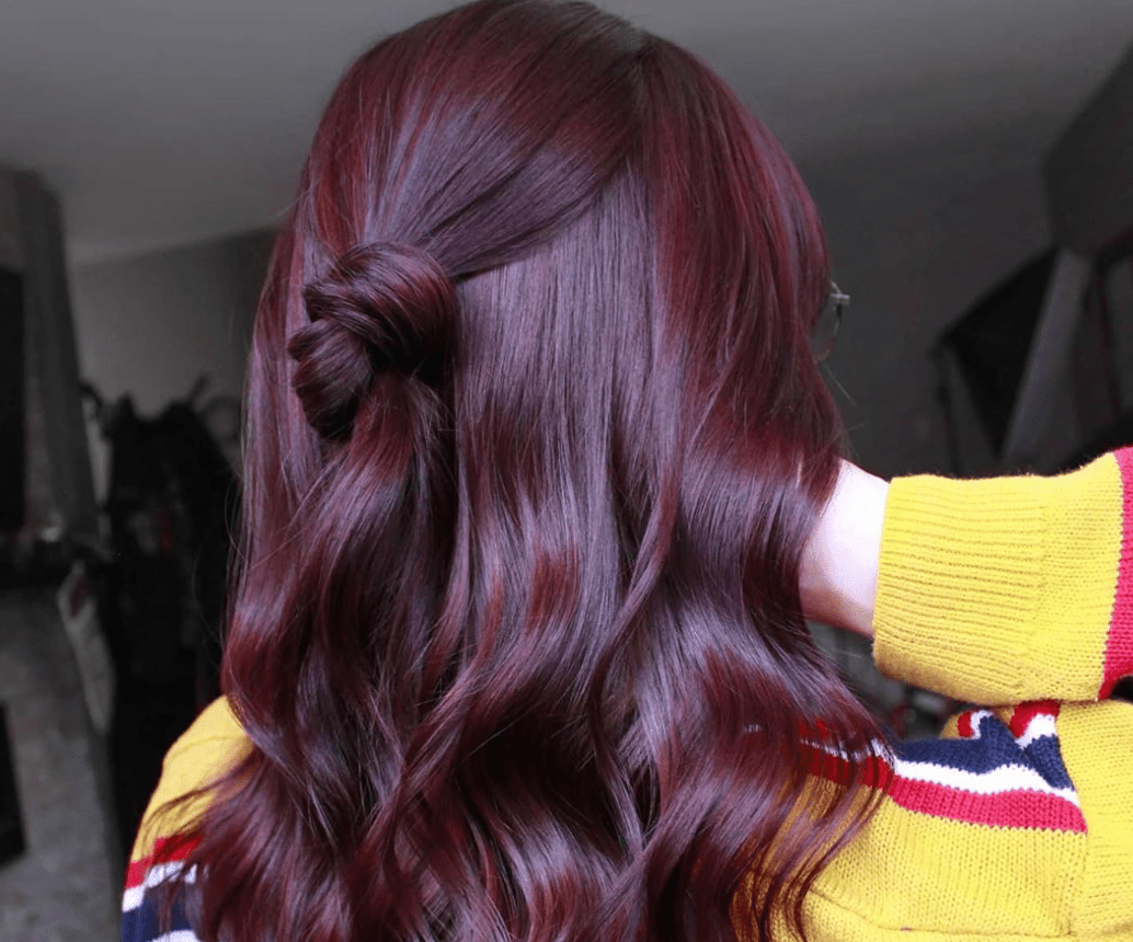 auburn hair