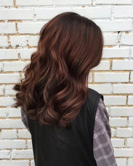 auburn hair