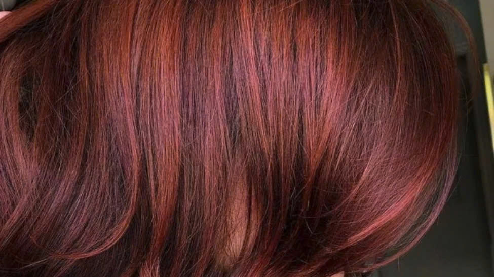 auburn hair