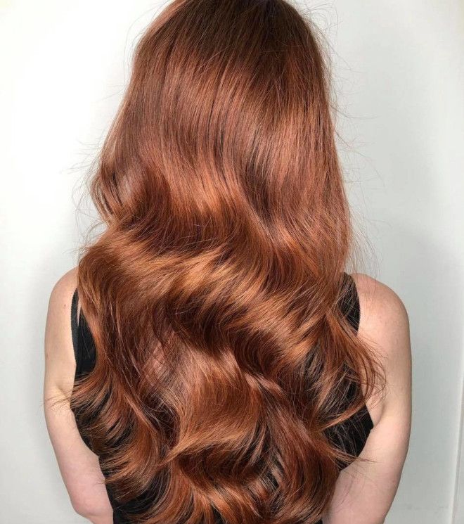 auburn hair