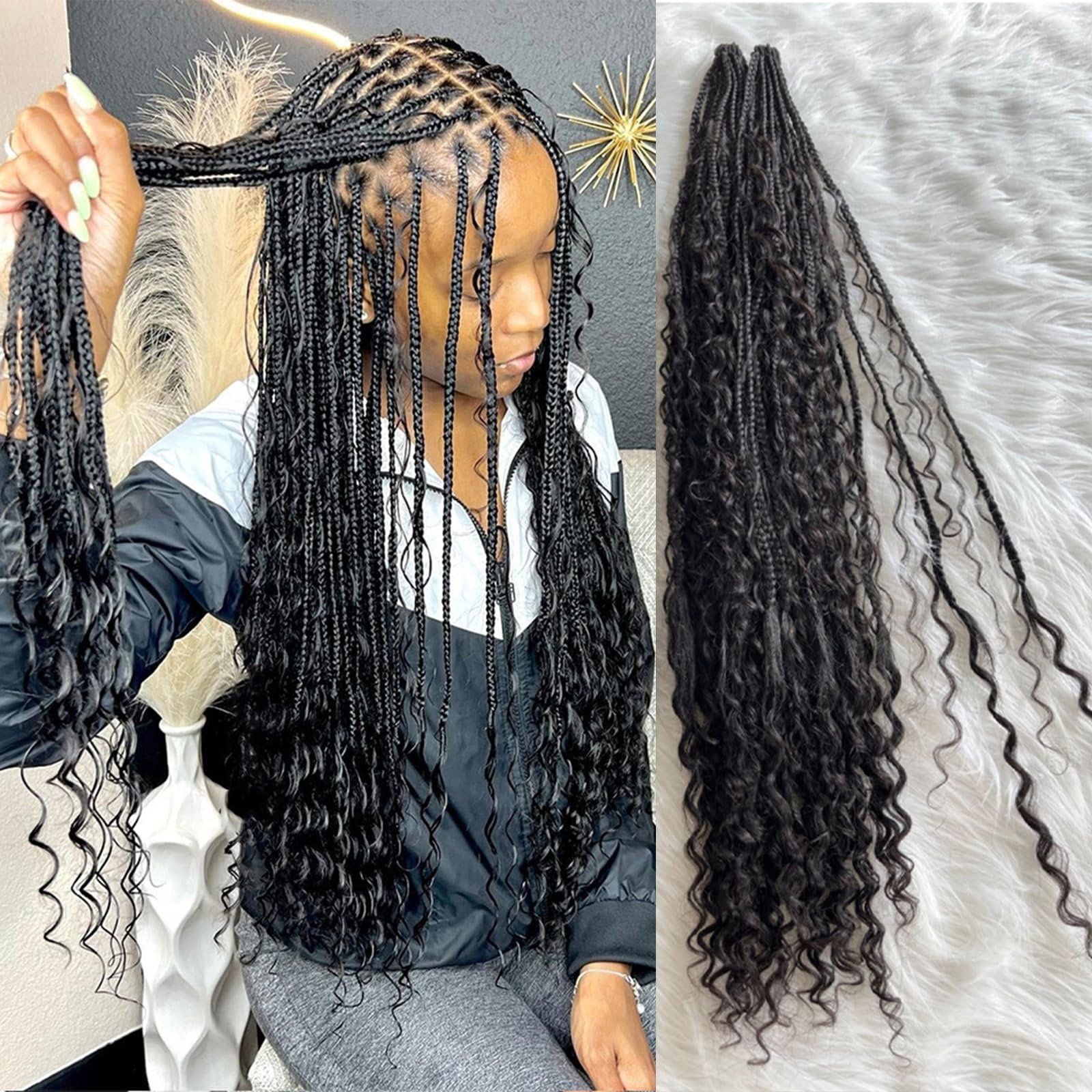 Boho Knotless Box Braids