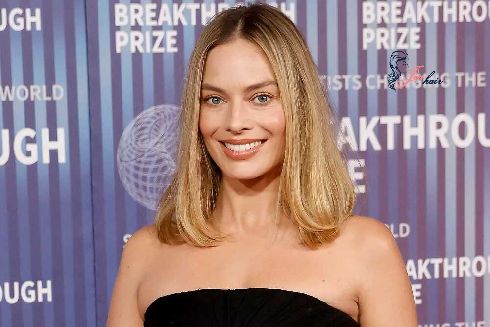 Margot Robbie debuts shorter and darker hair at the 2024 Breakthrough Prize ceremony 