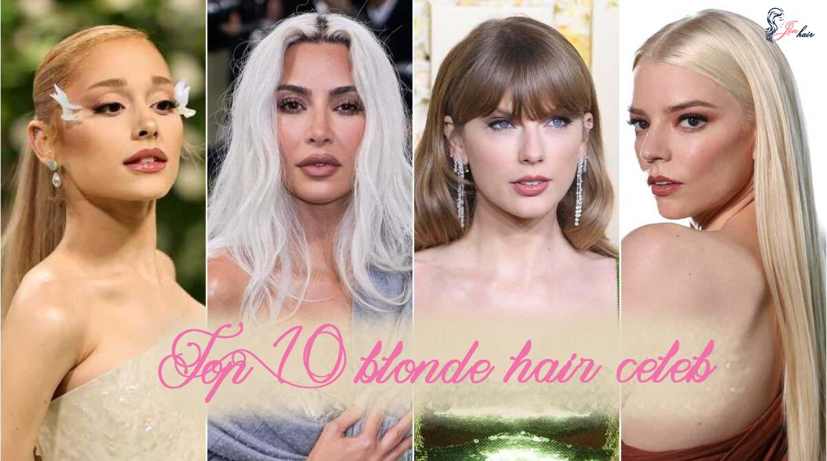 Blonde hair celebs